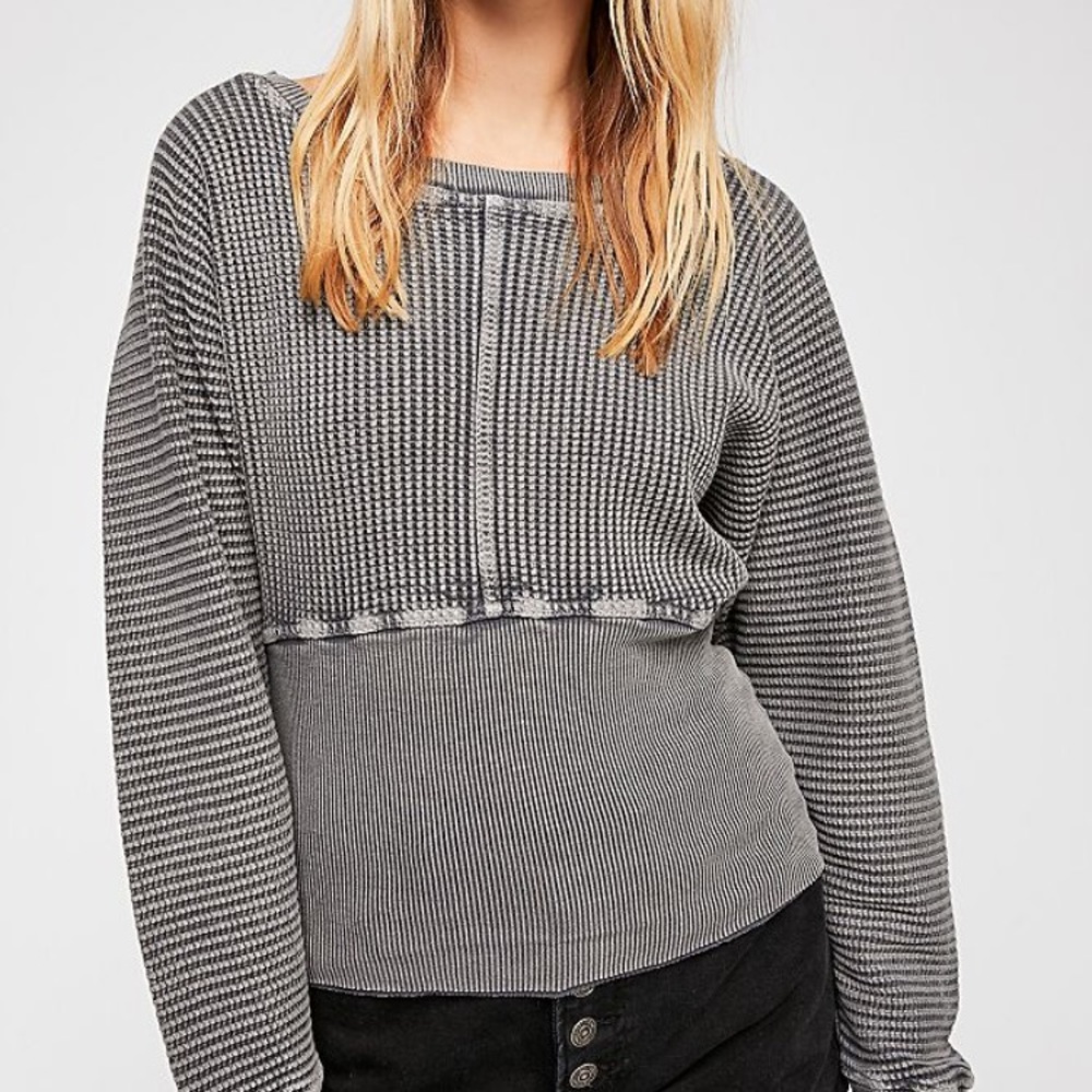 NWOT Free People Remy Thermal Top